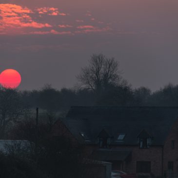 Misty sunrise